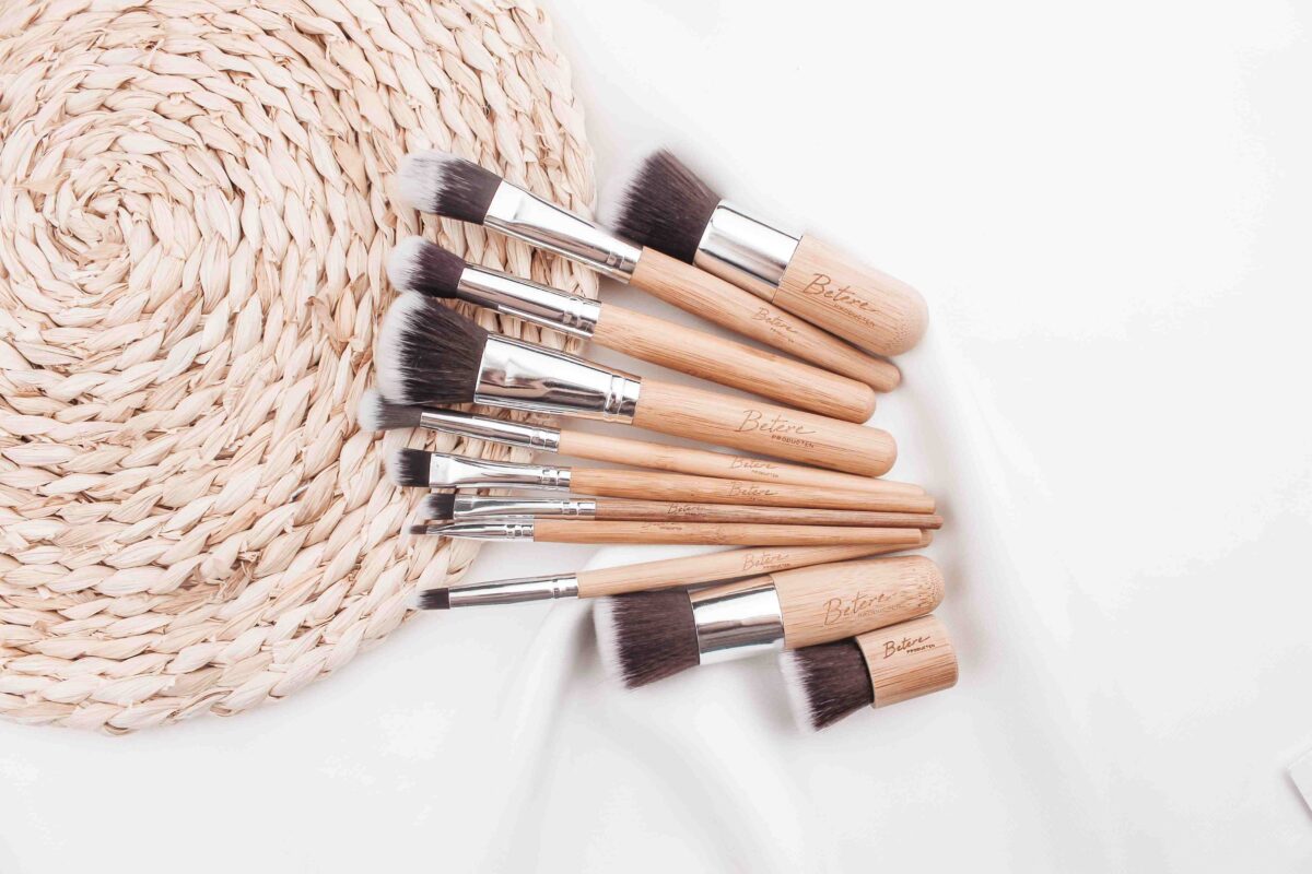 Make-up kwasten van bamboe