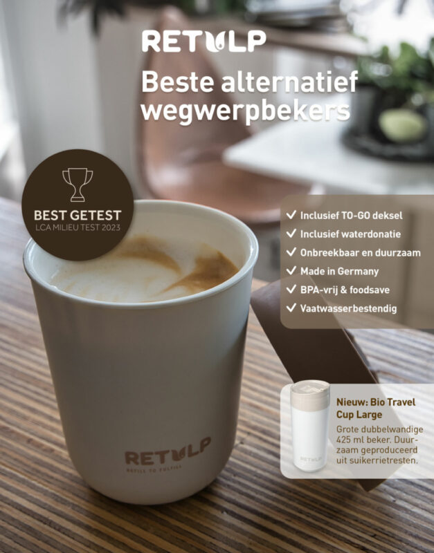 Retulp herbruikbare koffiebeker