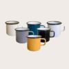 Premium Emaille koffie mok
