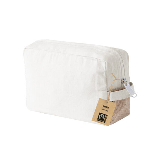 Fairtrade Toilettas van Katoen en Jute