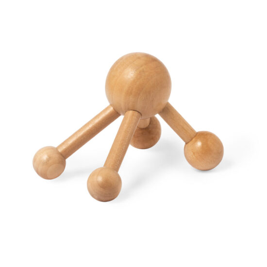Alternative view of Houten Massageapparaat met 4 Massageballen