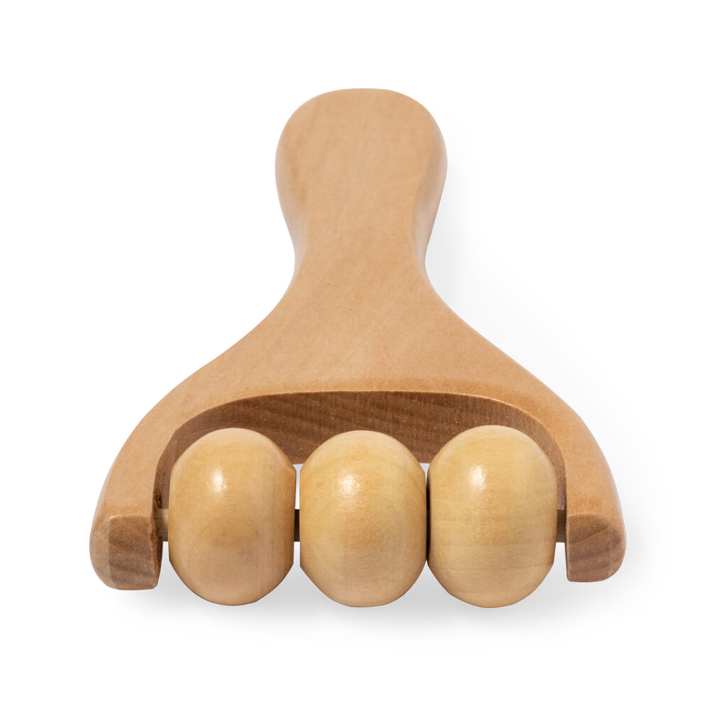 Houten Handmassager met 3 Massageballen - Afbeelding 3