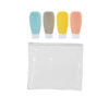 Reisset met 4 Reisflesjes 60 ml in Transparante Toilettas - Afbeelding 2